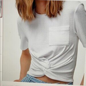 Wilfred Free Twist Tee White Small